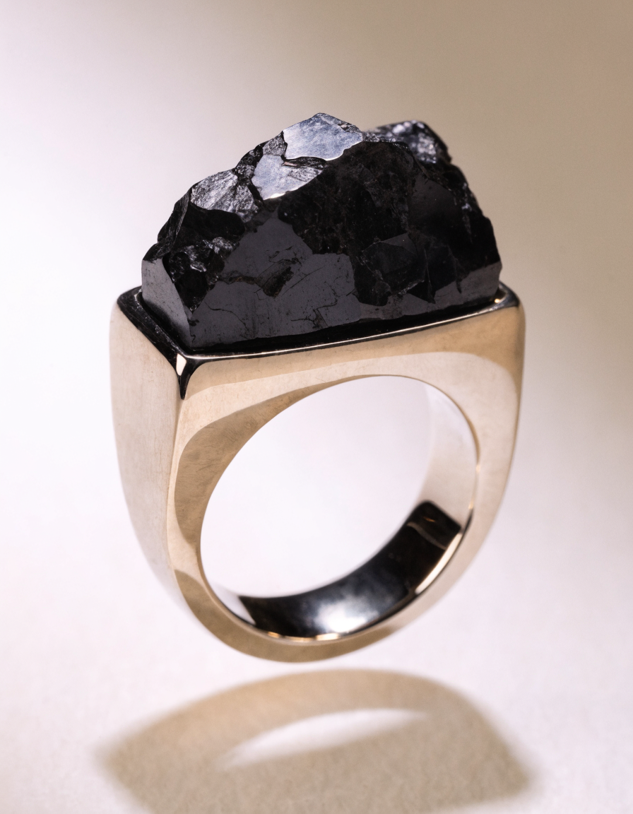 Raw Onyx ring